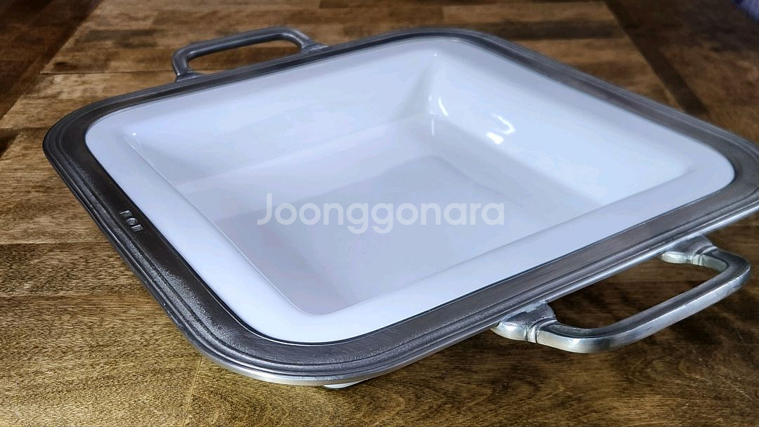 코지타벨리니. 양손 핸들 사각 서빙볼--0