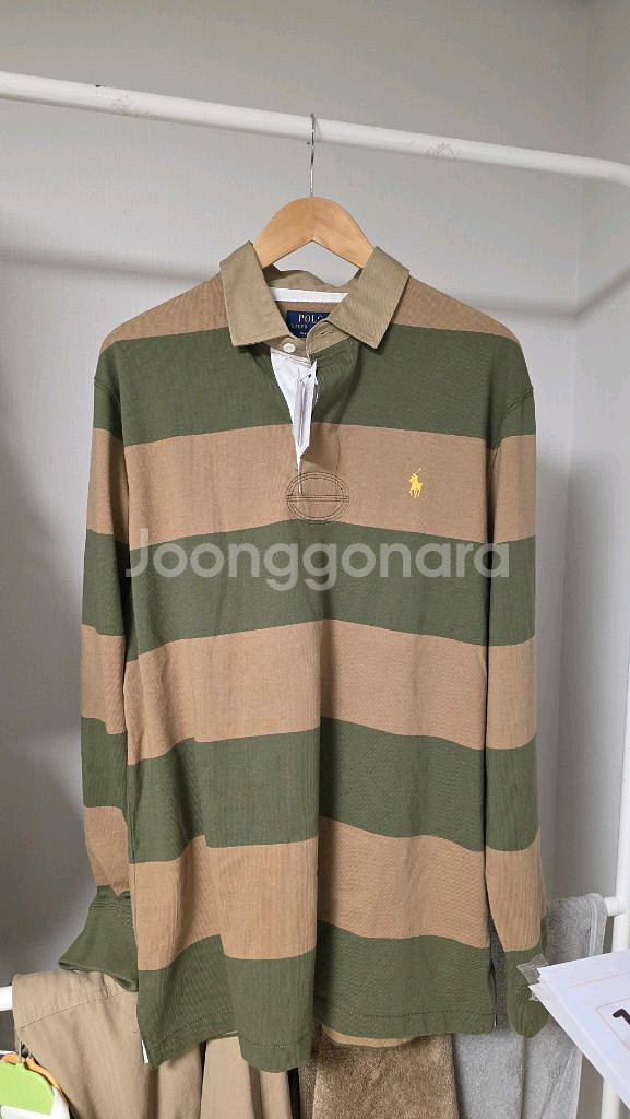 폴로 국내 아울렛 클레식핏 럭비티셔츠--0