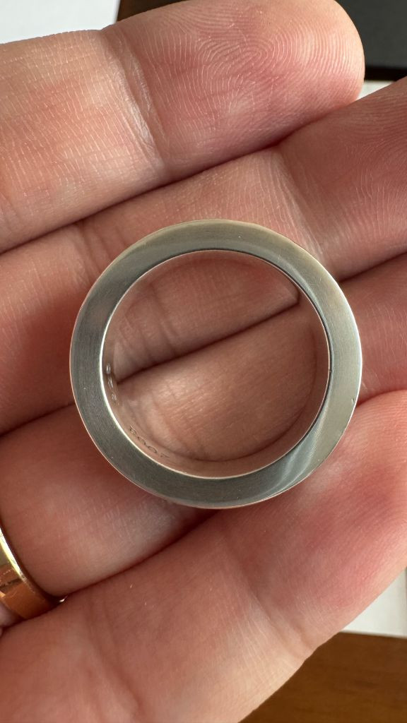 S급, 사이즈 9.5) 크롬하츠 퍽유링 6mm--6