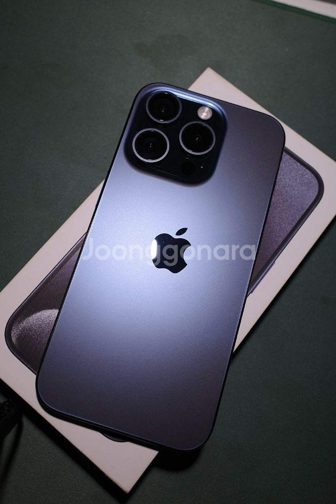 아이폰15프로 블루 256gb--7