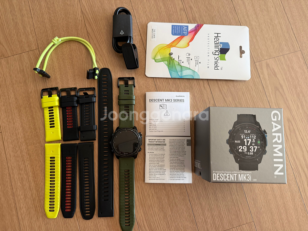 가민 디센트 MK3i 51mm 풀박스 + 추가 스트랩--0