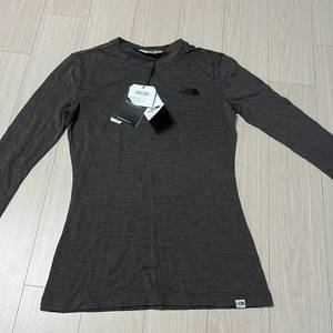 (새것)노스페이스 울100% 여성 긴팔 티셔츠 85