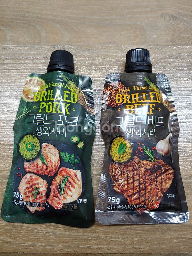 주비푸드 갈아만든 생와사비 + 간장소스 세트 고추냉이--3