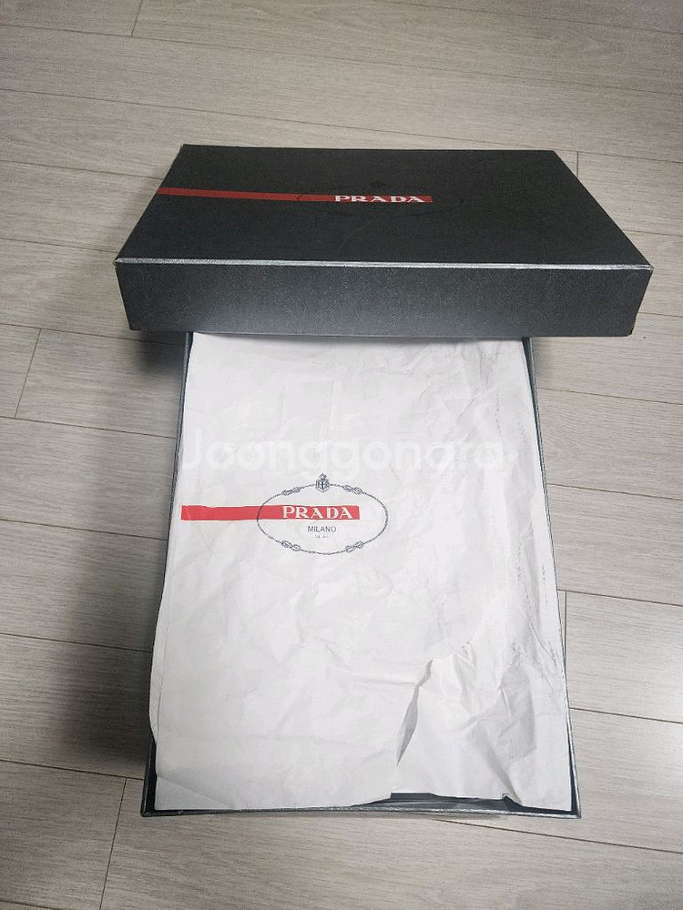 프라다 스웨이드 스니커즈 4E2701(새상품)--2