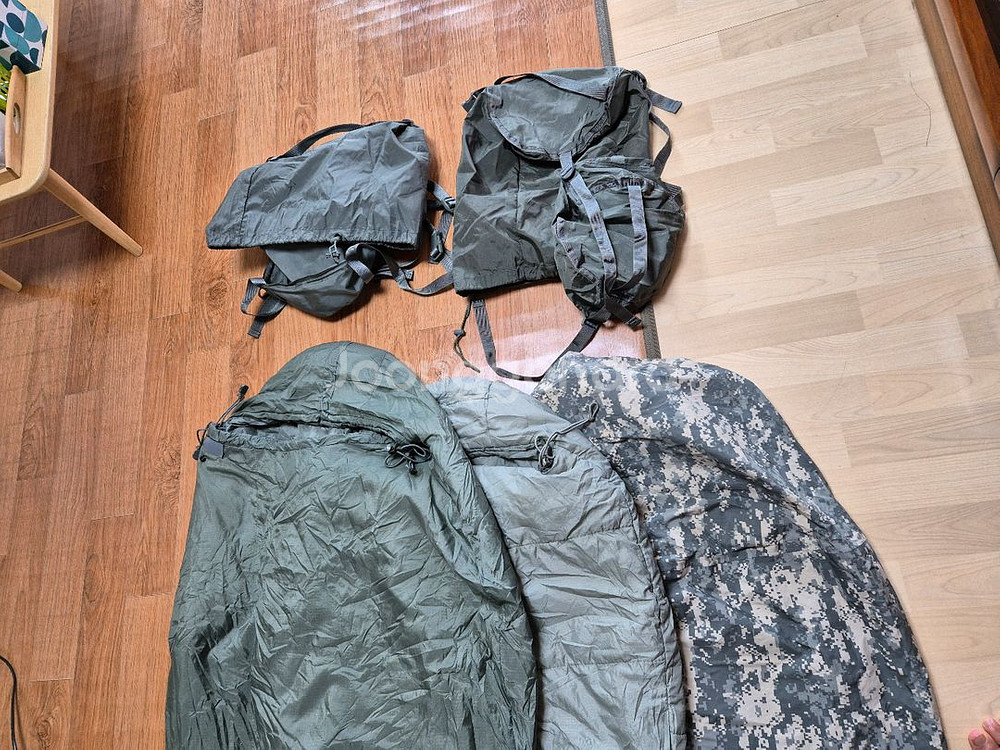미군 고어텍스 ACU 침낭 5P 풀세트--1