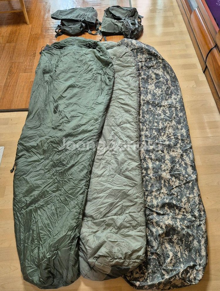 미군 고어텍스 ACU 침낭 5P 풀세트--0