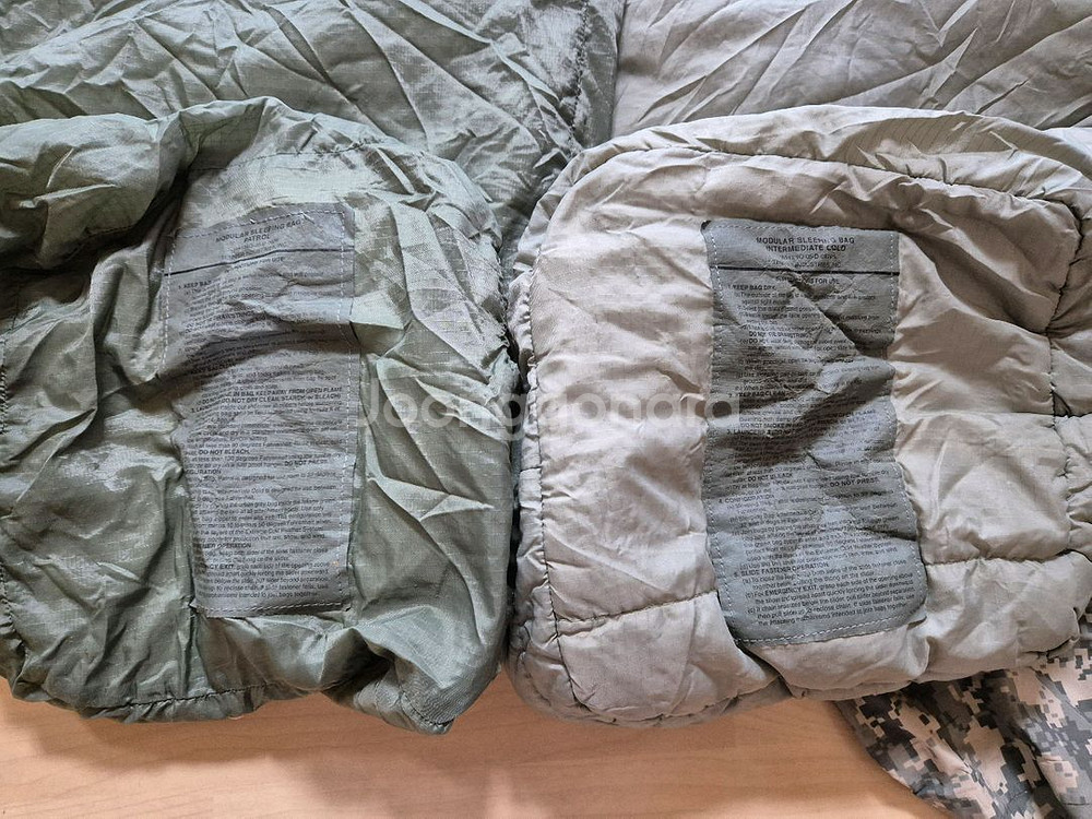 미군 고어텍스 ACU 침낭 5P 풀세트--2
