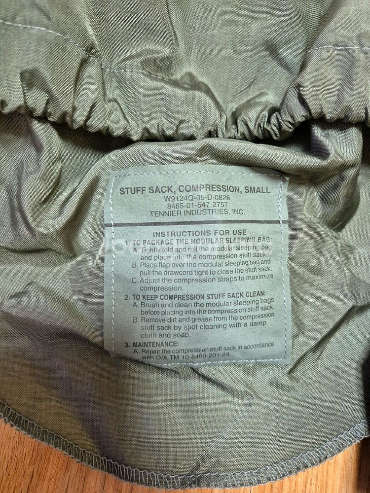 미군 고어텍스 ACU 침낭 5P 풀세트--7