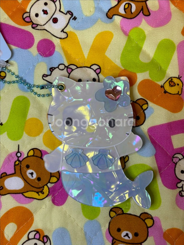 산리오 키티 인어 쉘 미러 손거울 [일본정품 새상품]--0