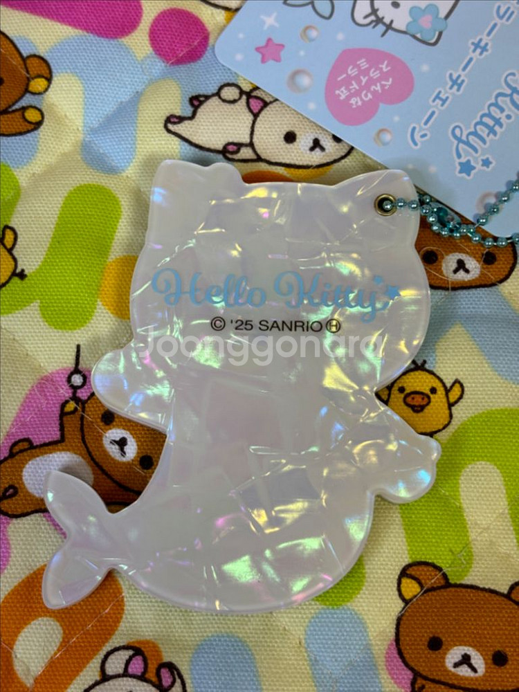 산리오 키티 인어 쉘 미러 손거울 [일본정품 새상품]--4