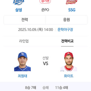 준플레이오프 1차전 티켓 구합니다