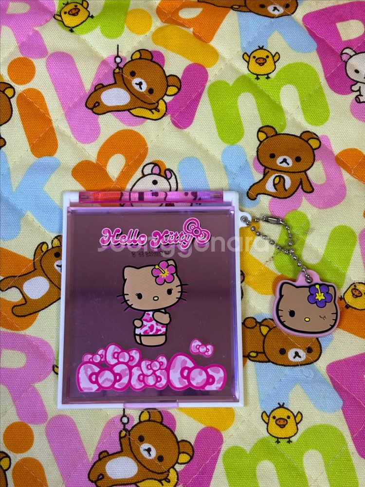 태닝키티 미니 접이식 휴대용 거울 [일본정품 새상품]--0