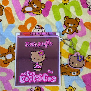 태닝키티 미니 접이식 휴대용 거울 [일본정품 새상품]