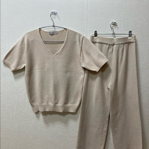 난닝구 브이넥 니트 투피스 상하의세트