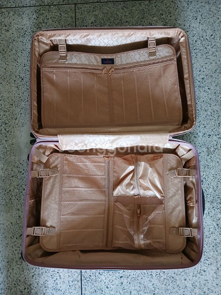 EDDAS 로즈골드 캐리어 확장형 24인치--5