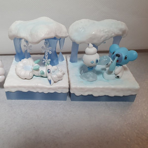 포켓몬 리멘트 얼어붙은 설원 알로라 식스테일 피규어