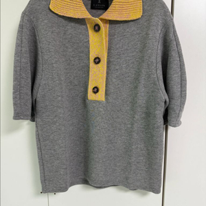 랑방 텍스처 블록 탑 한섬