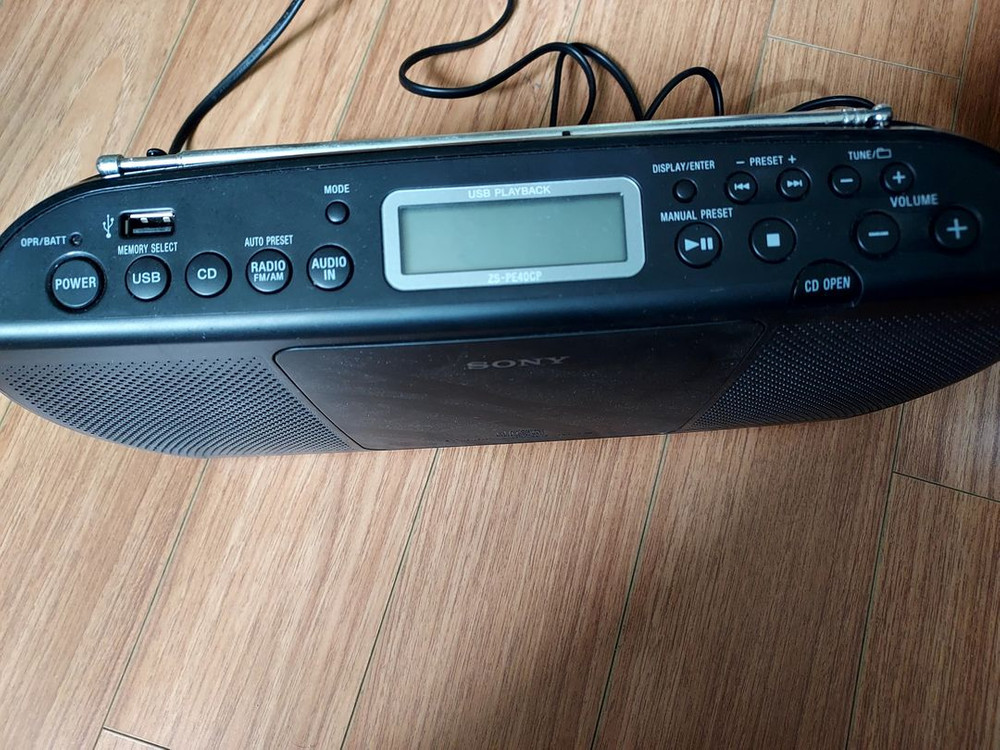 소니 CD플레이어 라디오 ZS-PE40CP (블루투스)--2