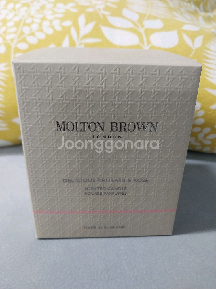 몰튼브라운 루바브 로즈 캔들 새상품--0