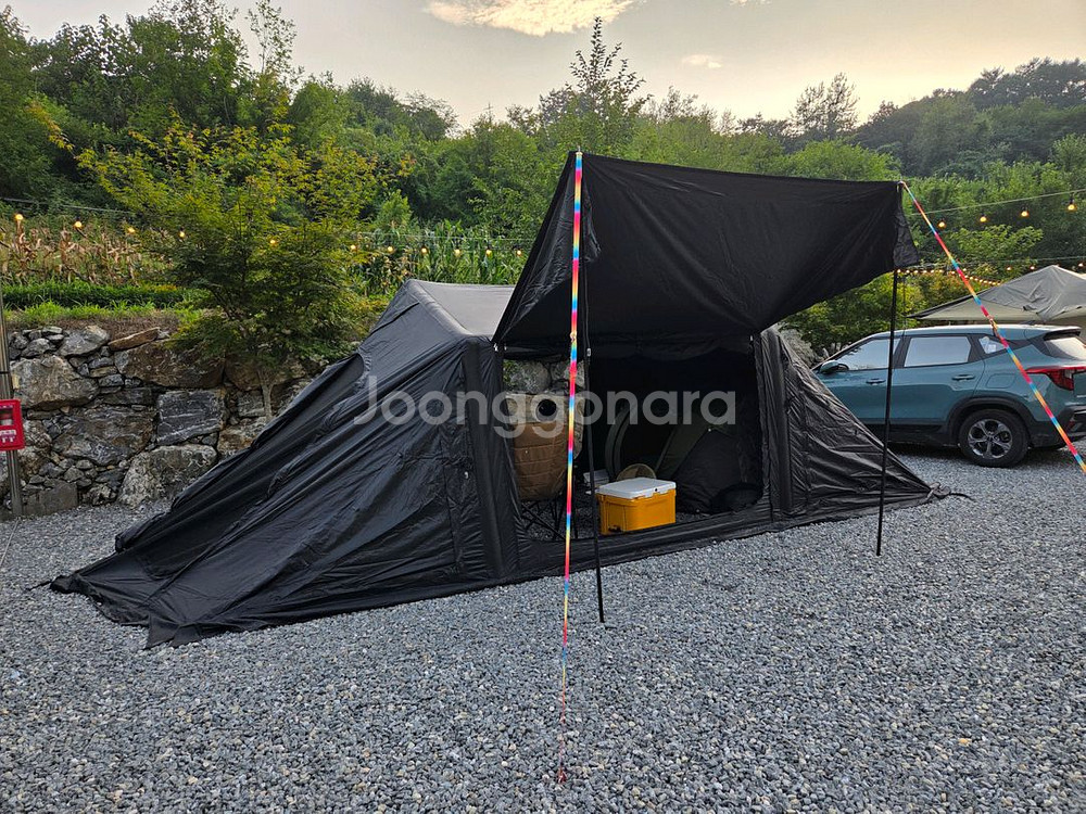 코지모해 텐트21 캠핑 쉘터 그늘막 에어 원터치--4