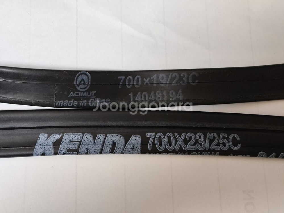 700c 로드 자전거 튜브 2개 (밸브 길이 48mm)--1