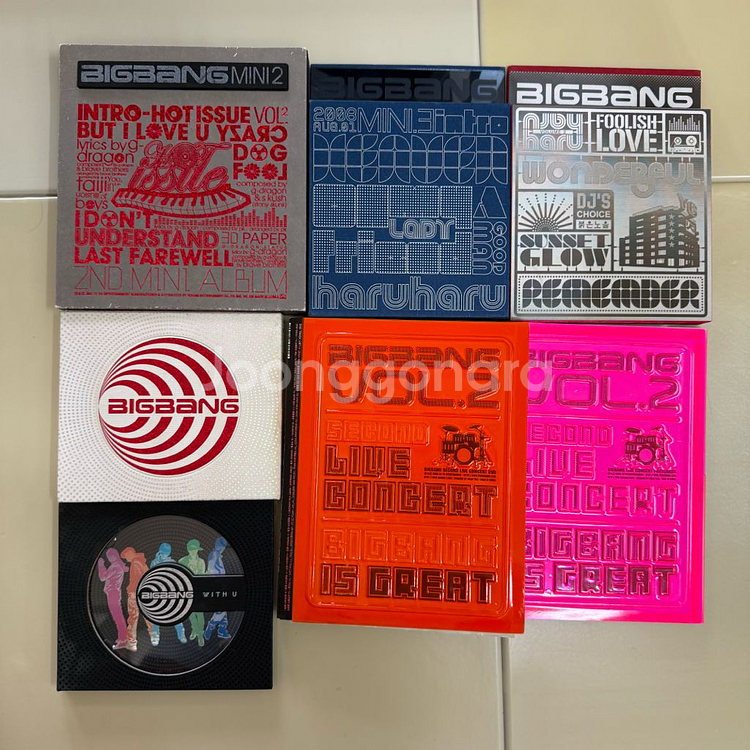 BIGBANG 빅뱅 미니앨범/콘서트앨범/일본앨범--0