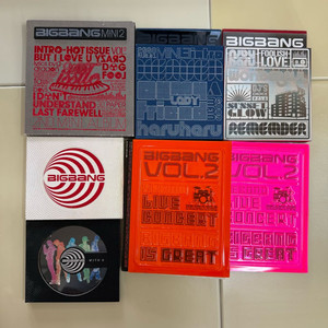 BIGBANG 빅뱅 미니앨범/콘서트앨범/일본앨범