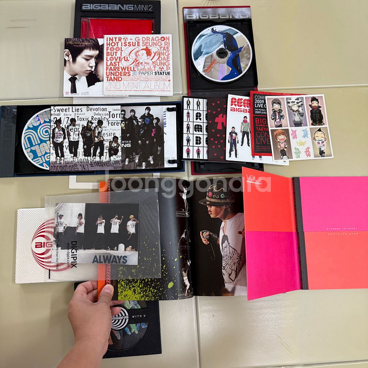 BIGBANG 빅뱅 미니앨범/콘서트앨범/일본앨범--2