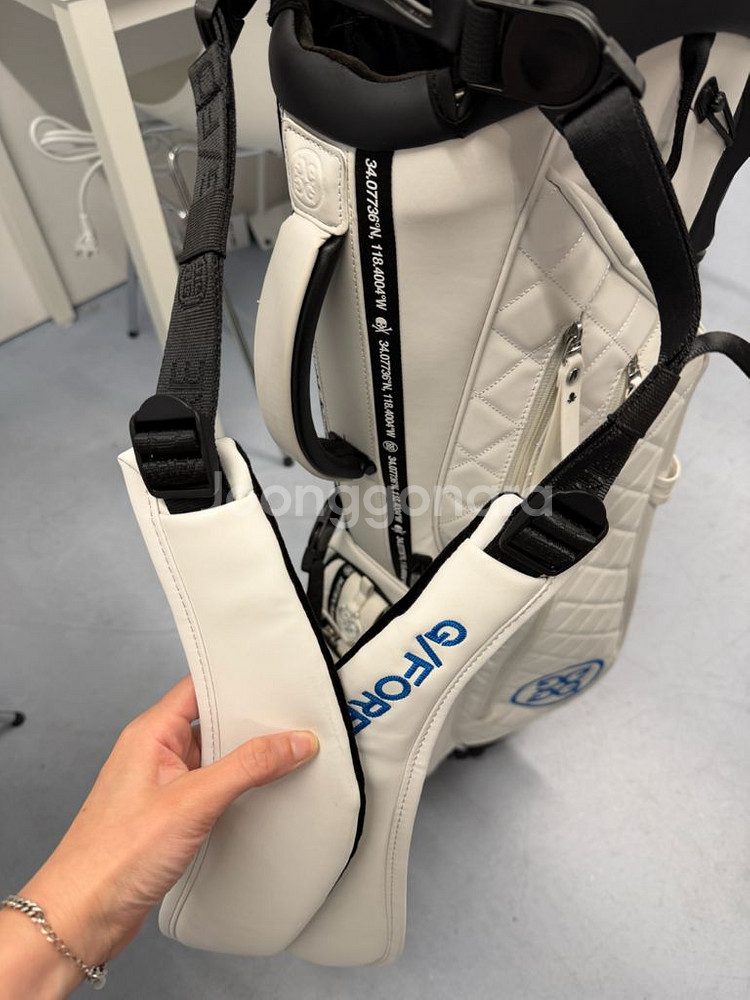 지포어 화이트 미니 캐디백--8