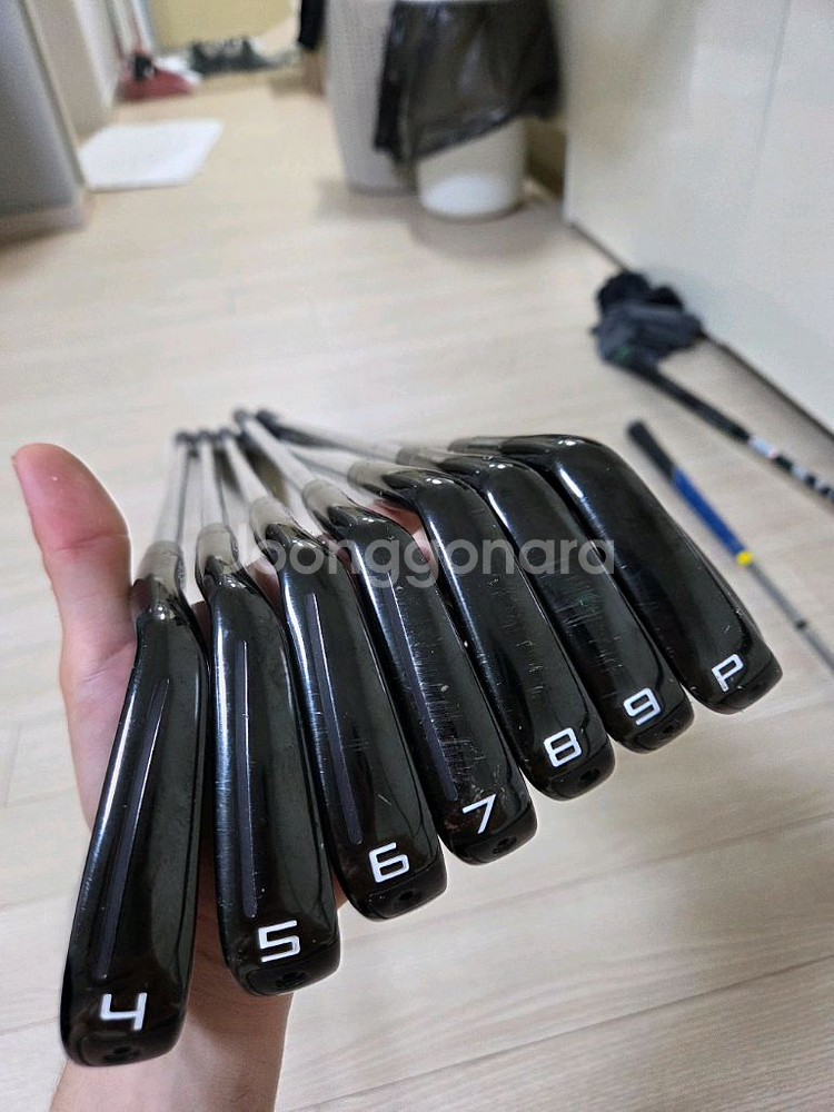 테일러메이드 P790 블랙에디션 한정판 아이언세트--2