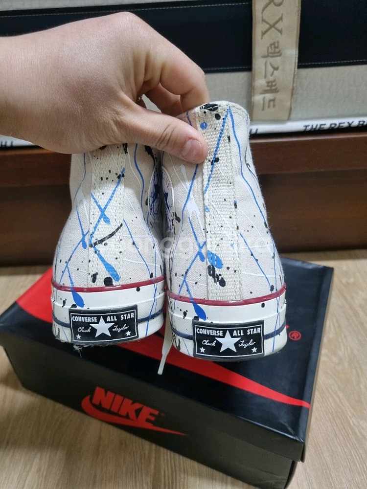 [290] 컨버스 척 70 하이 페인팅 페인트 스플래터--3