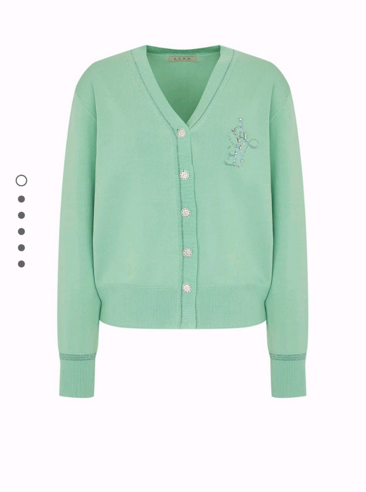 새상품) 자수 브이넥 가디건 팔아요--1