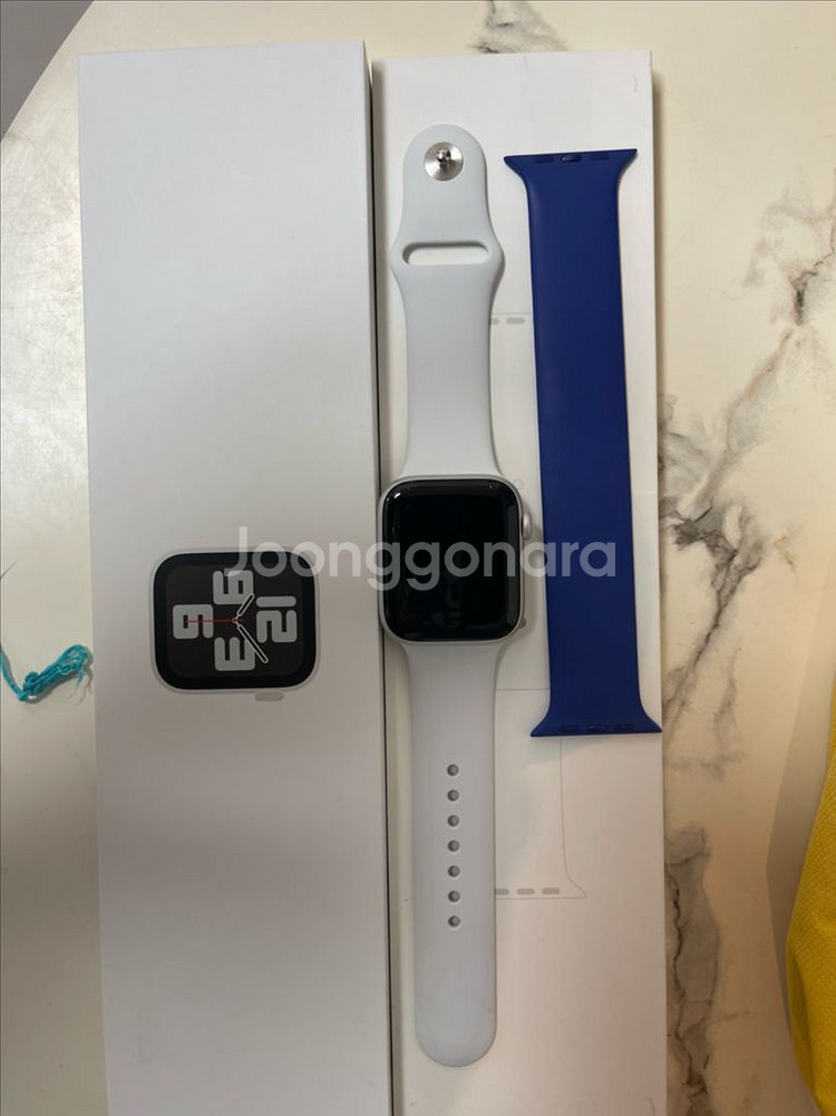 애플워치se2 44mm(셀롤러) 배터리100% 팝니다--6