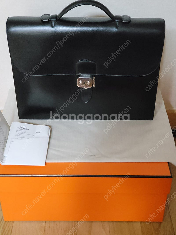 에르메스 삭 아 데페슈 34 글로벌 레어템37, 38 서류가방 브리프케이스--1