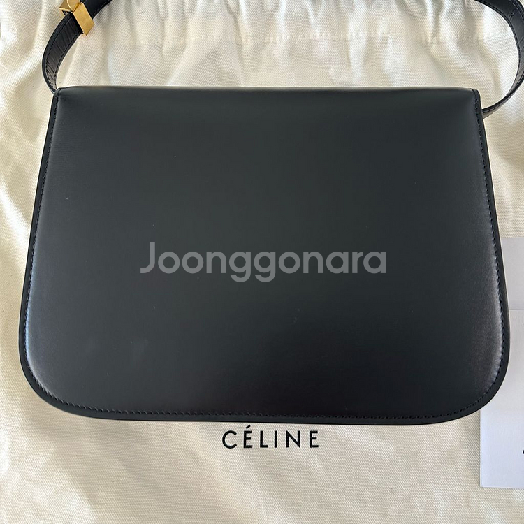 셀린느 클래식박스 미듐 블랙--2