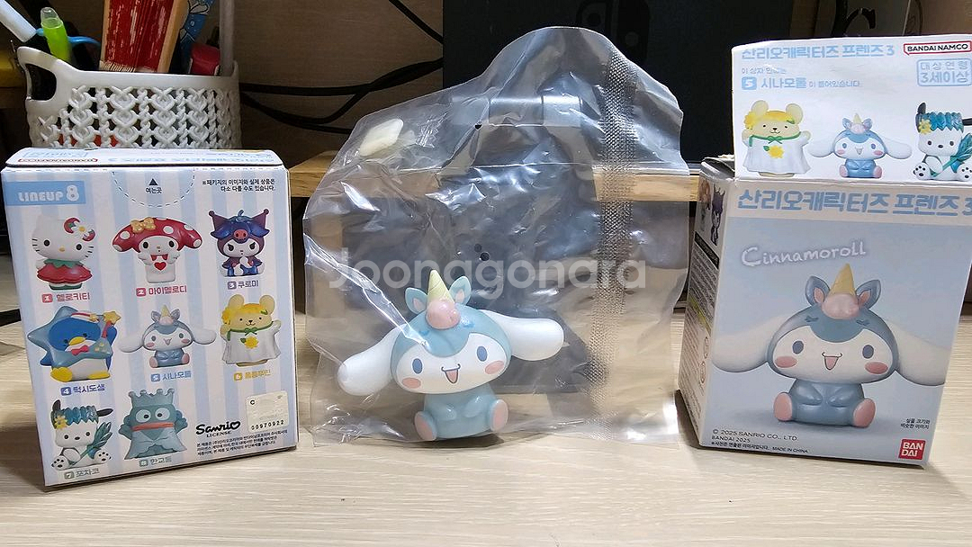 산리오캐릭터즈 프렌즈3 시나모롤 유니콘 프렌즈 피규어--0