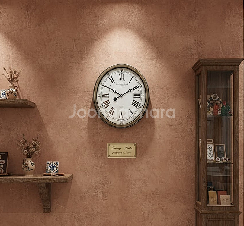 빅사이즈 대형 엔틱 타원형 벽시계--2