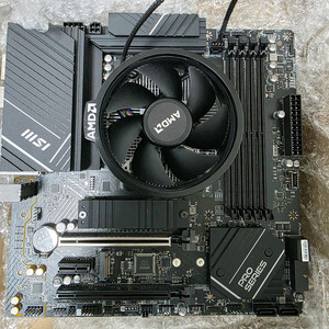 라이젠 7600 cpu msi b650m 보드셋 하자