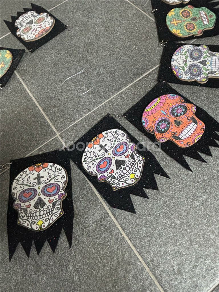 할로윈 장식 소품 - 가랜드--6