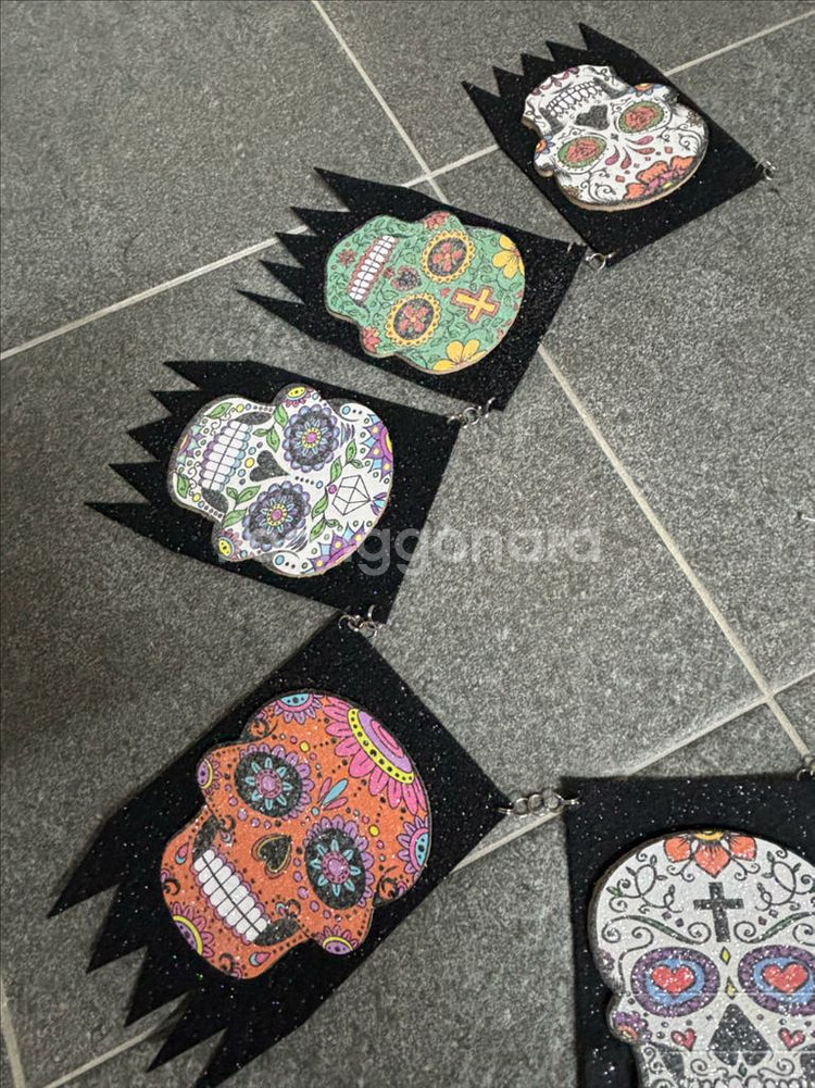 할로윈 장식 소품 - 가랜드--7