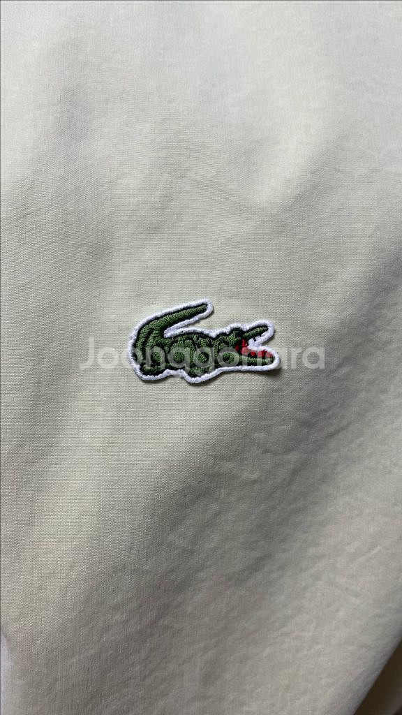 라코스테 리버시블 양면 블루종 자켓 베이지 그린--2