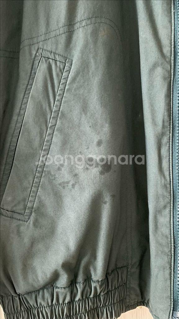 라코스테 리버시블 양면 블루종 자켓 베이지 그린--8