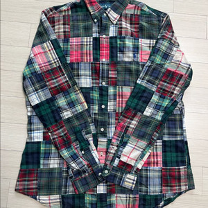 폴로 마드라스 패치워크 셔츠 L 사이즈