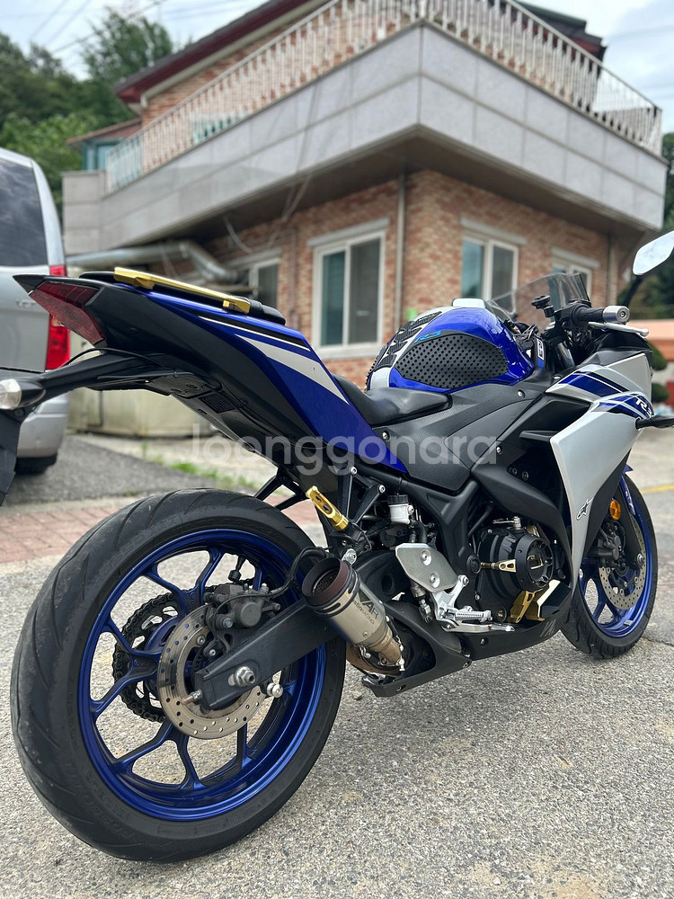 구변완료 ) 야마하 r3 17년형 블박2채널 판매합니다--2