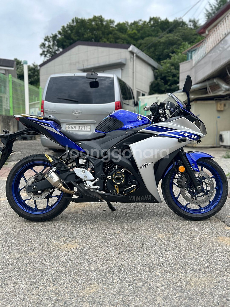 구변완료 ) 야마하 r3 17년형 블박2채널 판매합니다--1
