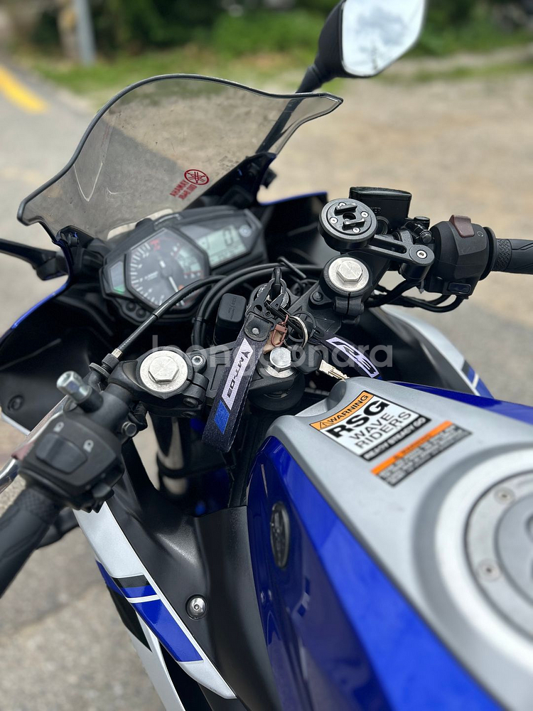 구변완료 ) 야마하 r3 17년형 블박2채널 판매합니다--9