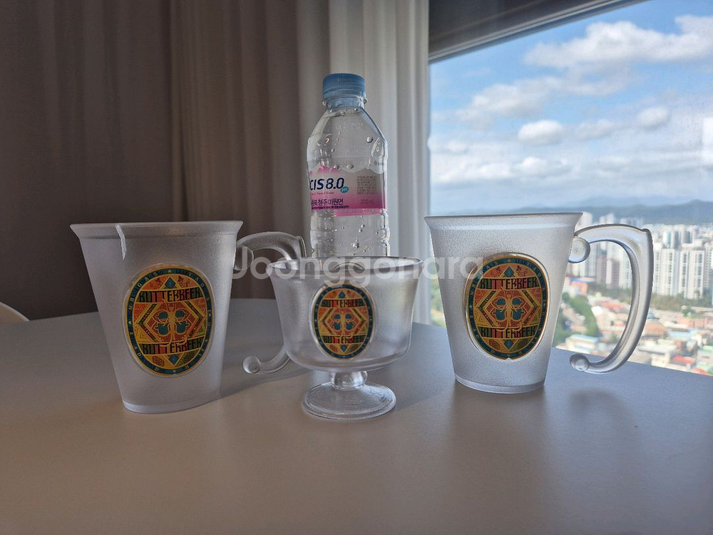 영국 런던 해리포터스튜디오 비어맥주잔 아이스크림컵--2