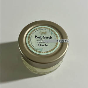 (미개봉새상품) 사봉 바디스크럽 화이트티 60g