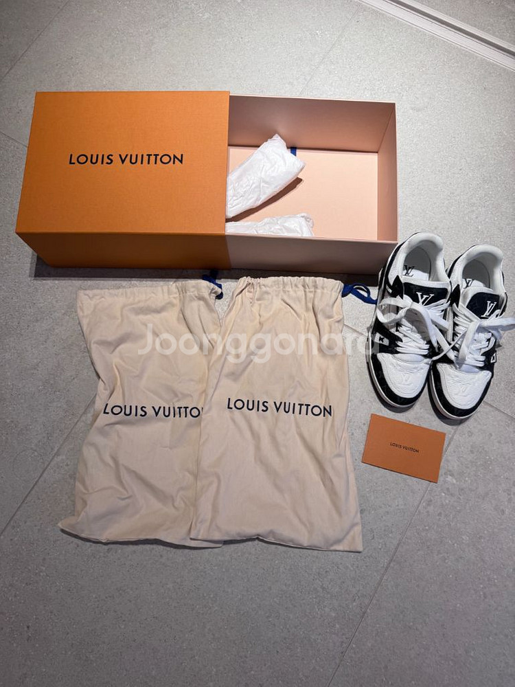 루이비통 LV 트레이너 블랙--6