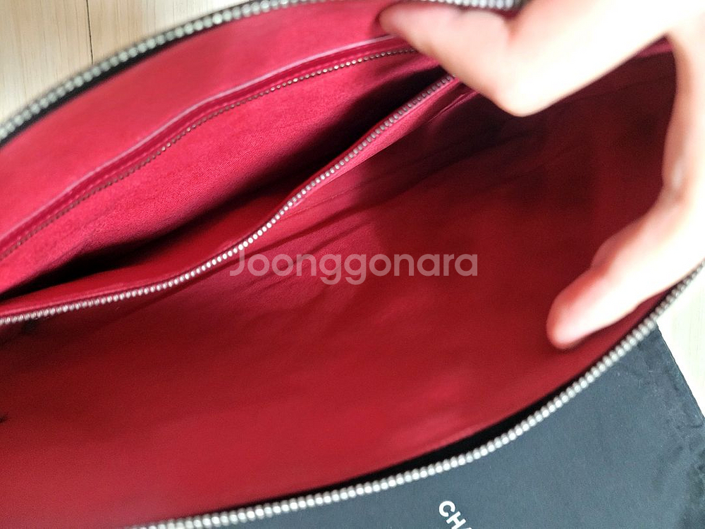 샤넬 가브리엘 클러치 라지 블랙--8